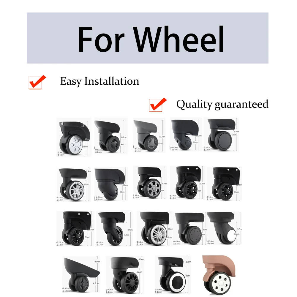 

Suitable To W355 W358 W360 Silent Wheel Universal Wheel Travel Suitcase Repair Travel Accessories Wheels Smooth Save Effort