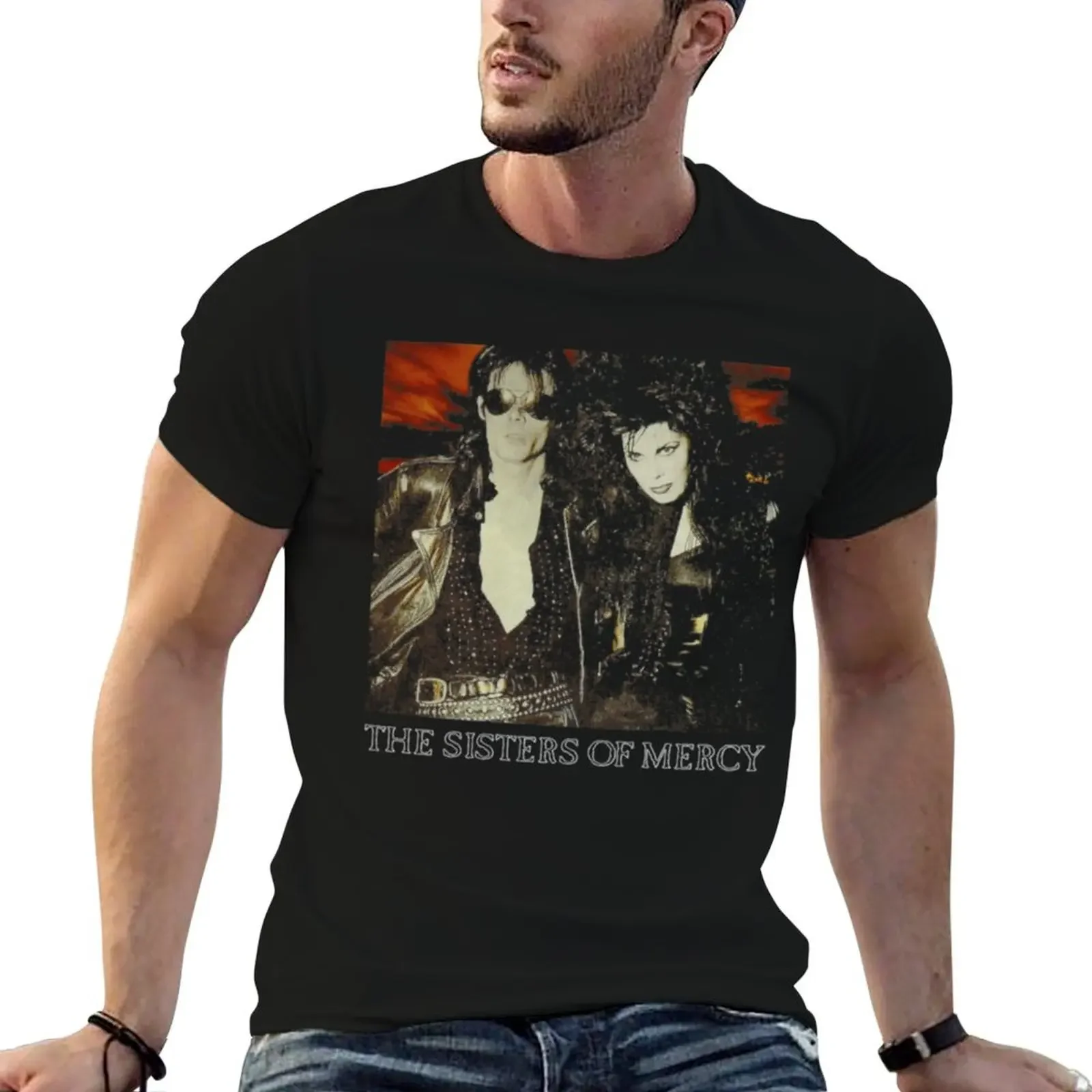 

THE SISTERS OF MERCY Essential T-Shirt Short sleeve tee aesthetic clothes graphic shirts vintage clothes mens vintage t shirts