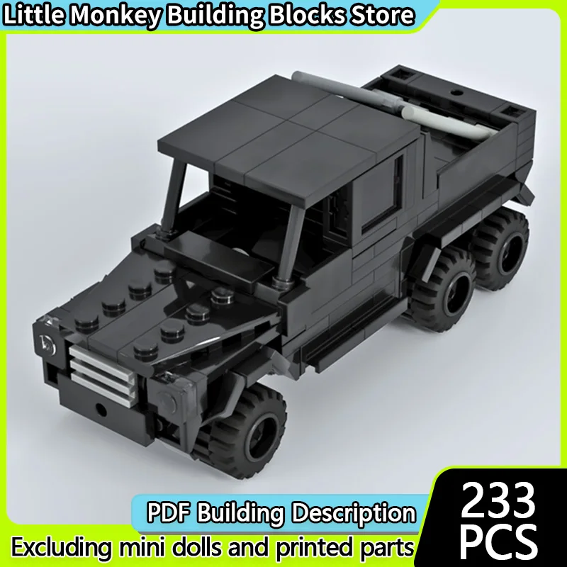 

Speed Racing Car Model MOC Building Bricks G63 6x6 Pickup Truck Modular Technology Children Holiday Gifts Assemble Toys Suit