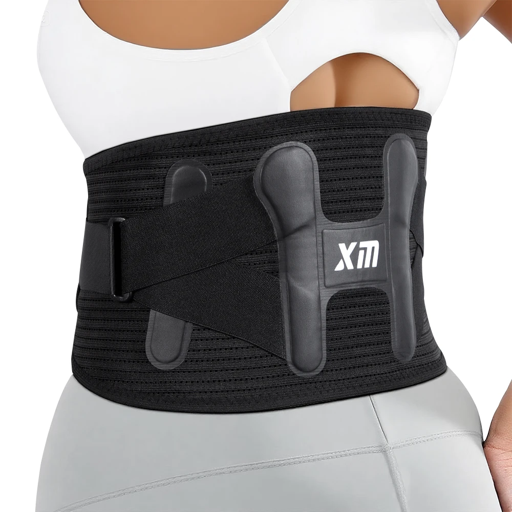 تخفيف آلام فوري! دعامة دعم للظهر قابلة للتنفس وقابلة للتعديل لأسفل الظهر، قرص فتق للرجال/النساء للعمل واللياقة البدنية