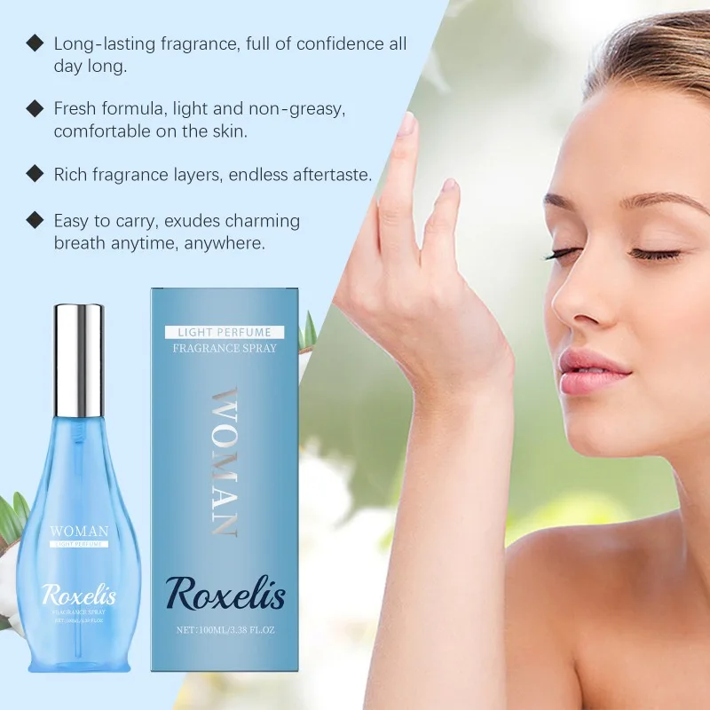 Picture 5: 100ML Elegant Women's Perfume Oriental Scent Lasting Fragrances  Charm Eau De Parfum Fresh Coconut Citrus Body Spray Men Cologne