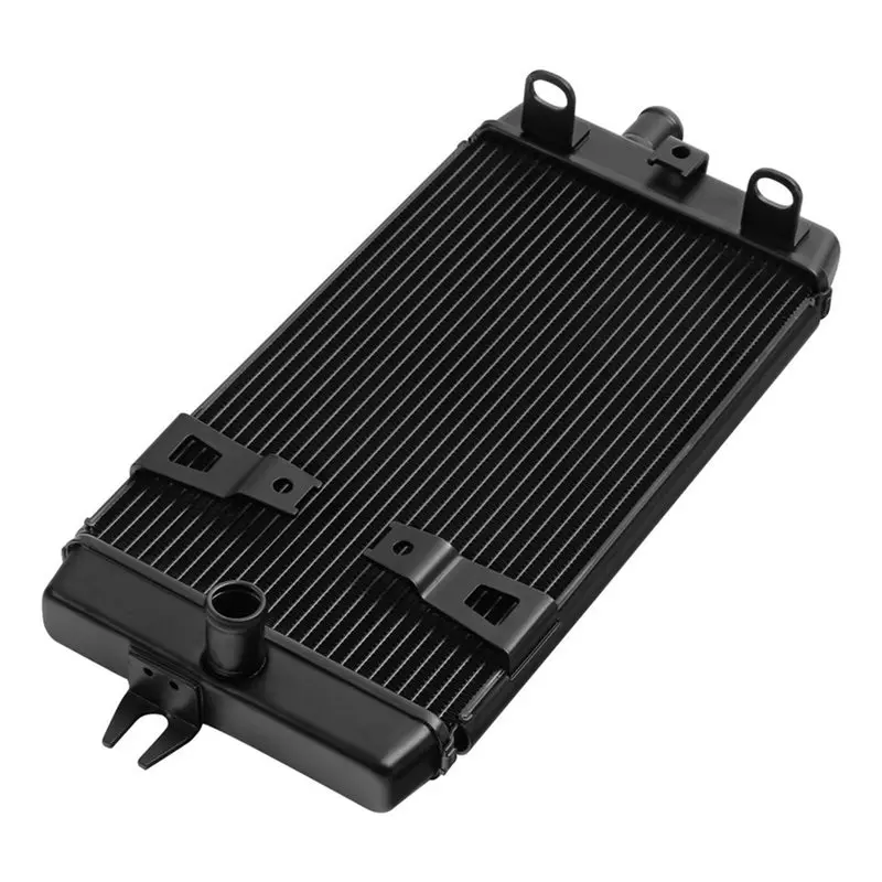 Efficientt-For Triumph Thruxton RS Bonneville T100 T120 Street Twin 2016-2022 Compatible Radiator Cooler Black Aluminum