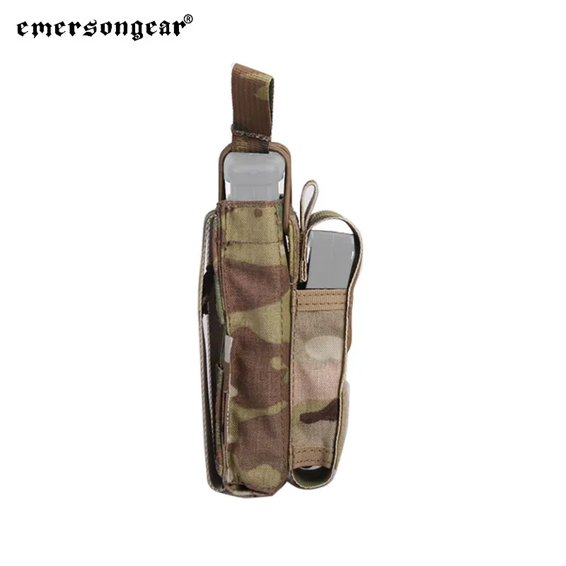 Emersongear 5.56 Pistol Single Open Top Magazine Pouch Tactical Molle Modular Mag Bag Emerson Carrier Hunting M4 M16 AK Rifle