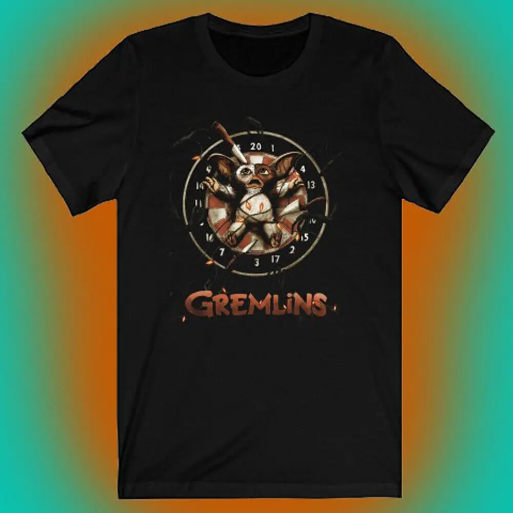 

Gremlins Retro Movie Men's Black T-shirt Size S to 5XL