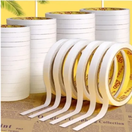 Breite 5mm ~ 20mm Weiß Doppelseitiges Klebeband Super Starke Klebeband DIY Handwerk Geschenk-Wrap Starke klar Selbst-klebeband Für Büro
