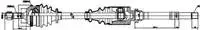 Store code: 210049 for axle right complete P106 GTI SAXO VTS (DIS milling: 21 IC milling: 21 IC milling: 22 size: MM) TU5J4 (1,6V) ABSLI: 48 DI