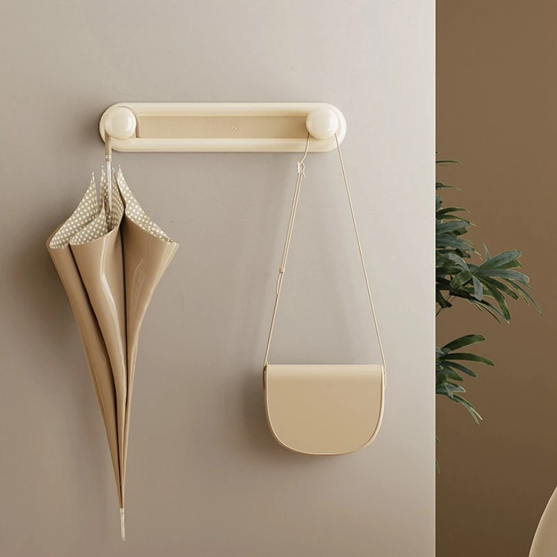 Scalable Clothes Hanger Organizer Wall-Mounted Adjustable Clothes Hangers Storage Rack for Closet Laundry Room