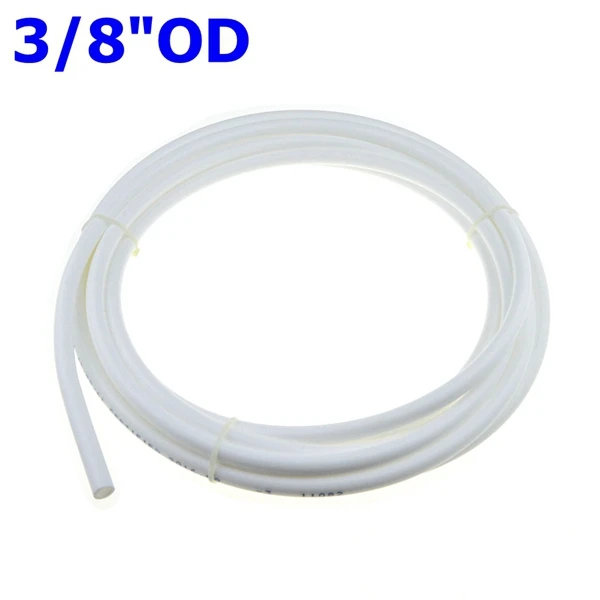 1 Meter RO Water 1/4 5/16 3/8 Inch OD PE Hose Tubing White Flexible Pipe Tube For Reverse Osmosis Aquarium Filter System