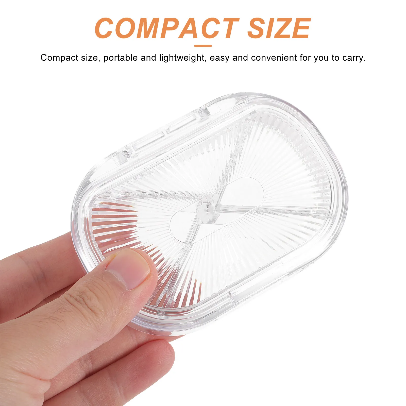 Retainer Case Portable Denture Box Plastic Storage Lid Compact Mouthguard Holder Travel Dental Guard Container Lightweight