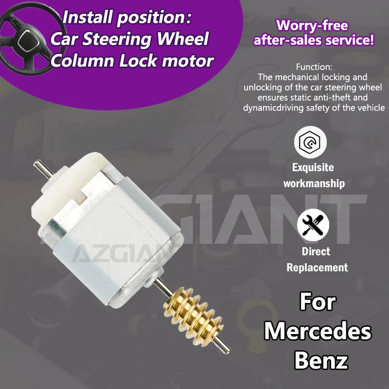 

AZGIANT For Mercedes Benz E-Klasse Coupe C207 2009-2016 Car Steering Lock Actuator internal 12V motor Anti theft protection tool