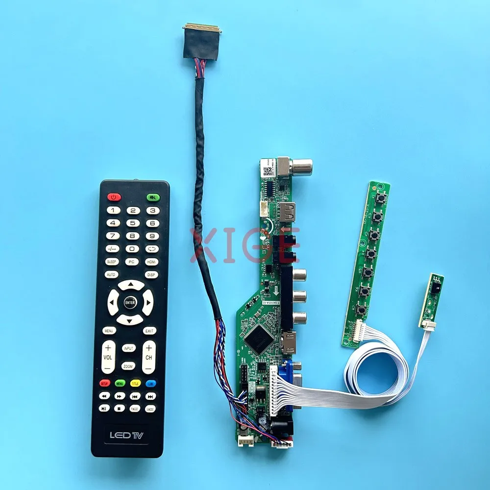 

Для B156HW01 V0/V1/V2/V3/V4/V5/V6 LVDS 40-контактный USB + AV + VGA + HDMI 1920x1080 15,6-дюймовый ТВ-аналоговый матричный контроллер ноутбука, комплект платы драйвера