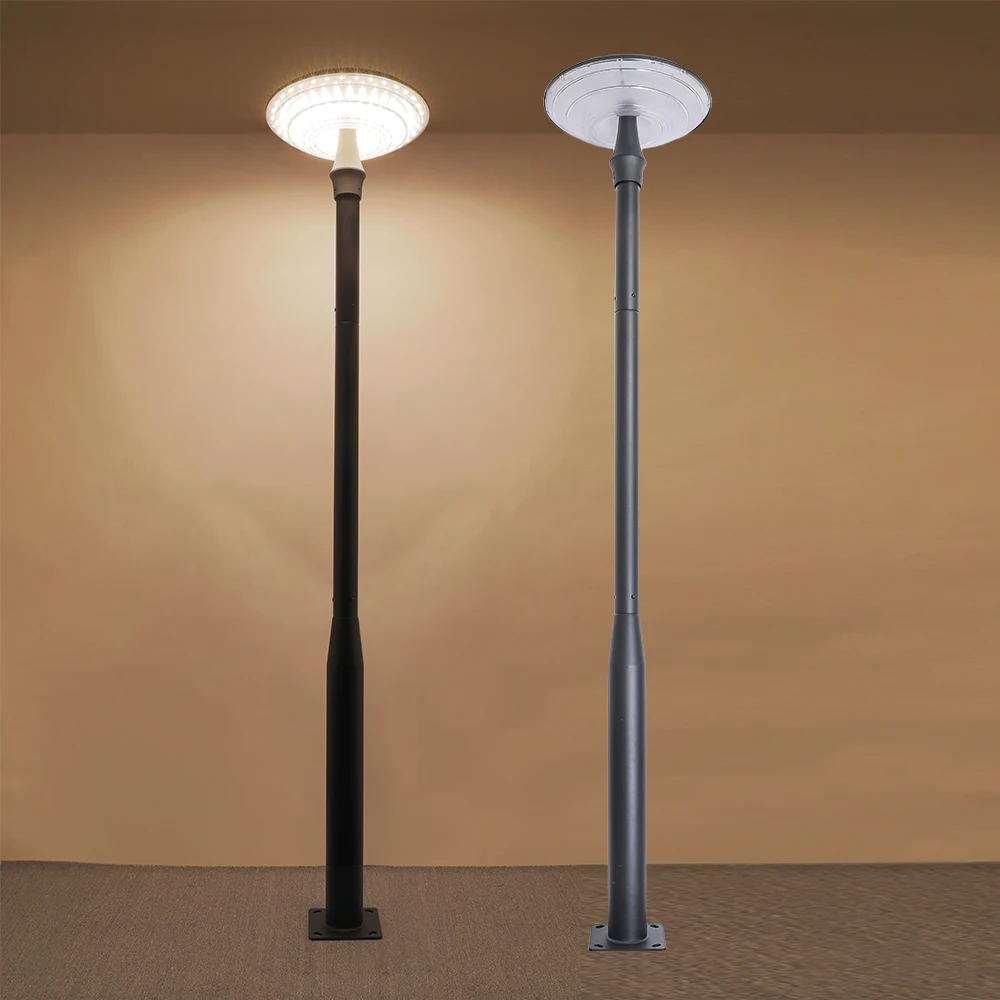 

IP66 Waterproof Outdoor Aluminium Garden Villa Pathway Lamp With 3 Meters Pole LED Decorative Light Solar for Yard for AC 85-265