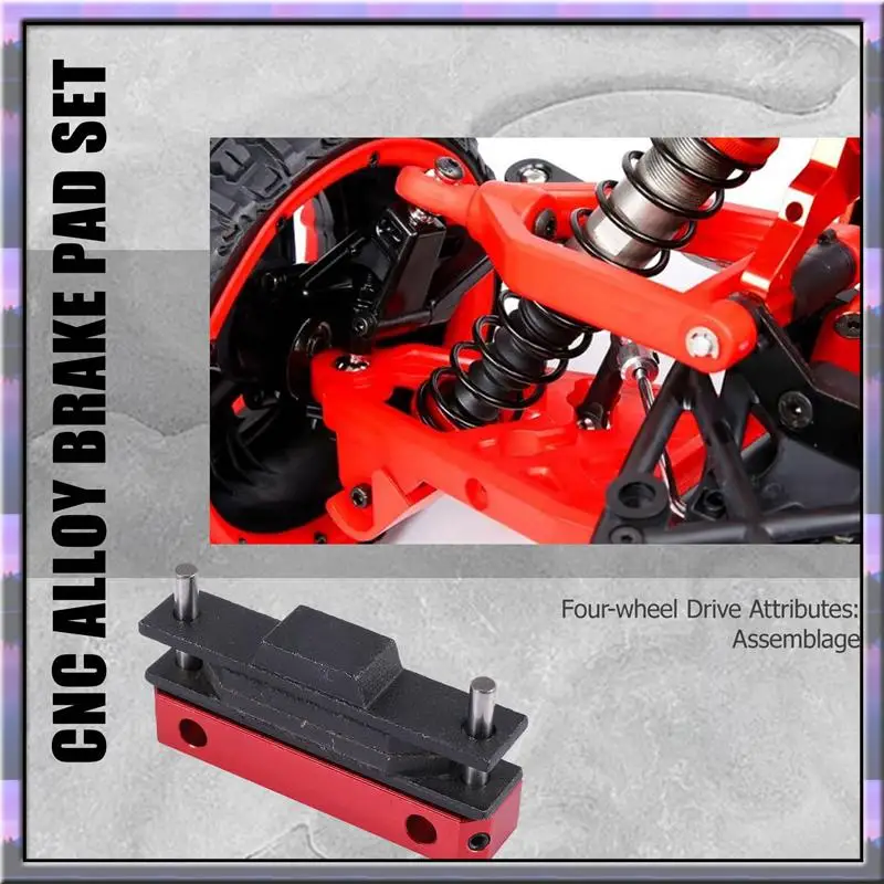 A49U CNC Legering Remblokkenset Voor 1/5 HPI KM BAJA 5B SS RC AUTO GAS ONDERDELEN 85201