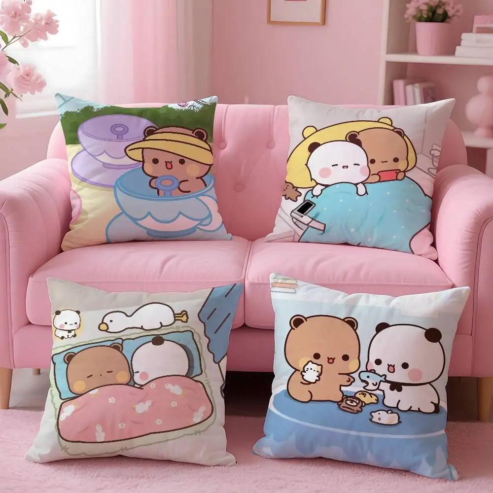 Bubu Dudu Kissenbezug, Muster, bedruckter Kissenbezug für Wohnzimmer, Sofa, Kissenbezug und Schlafzimmerdekoration