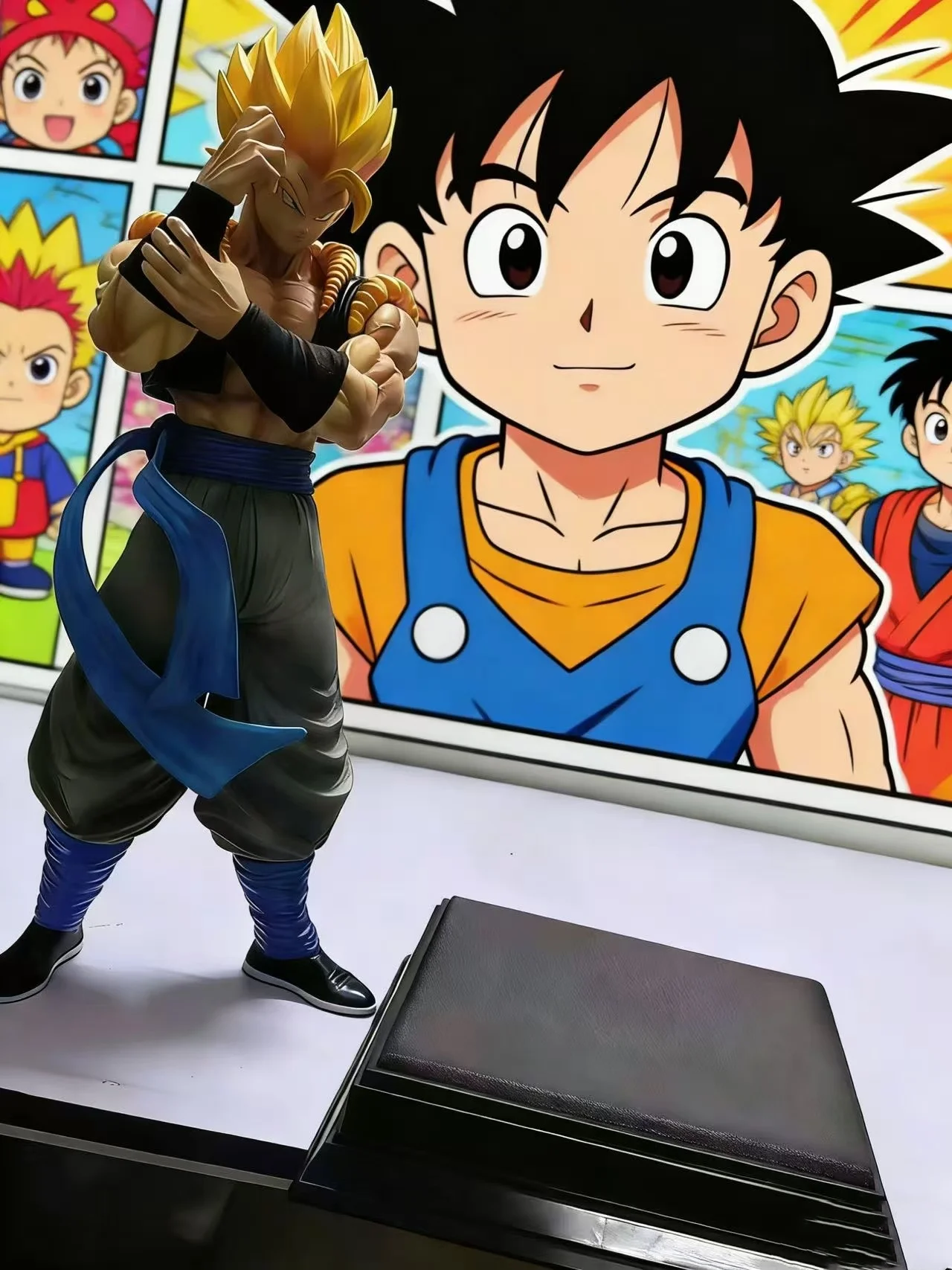 

Около 52 см Dragon Ball 2% двойной король Gogeta фигурка статуя аниме товарная модель украшение для рабочего стола модные игрушки подарок для мальчика