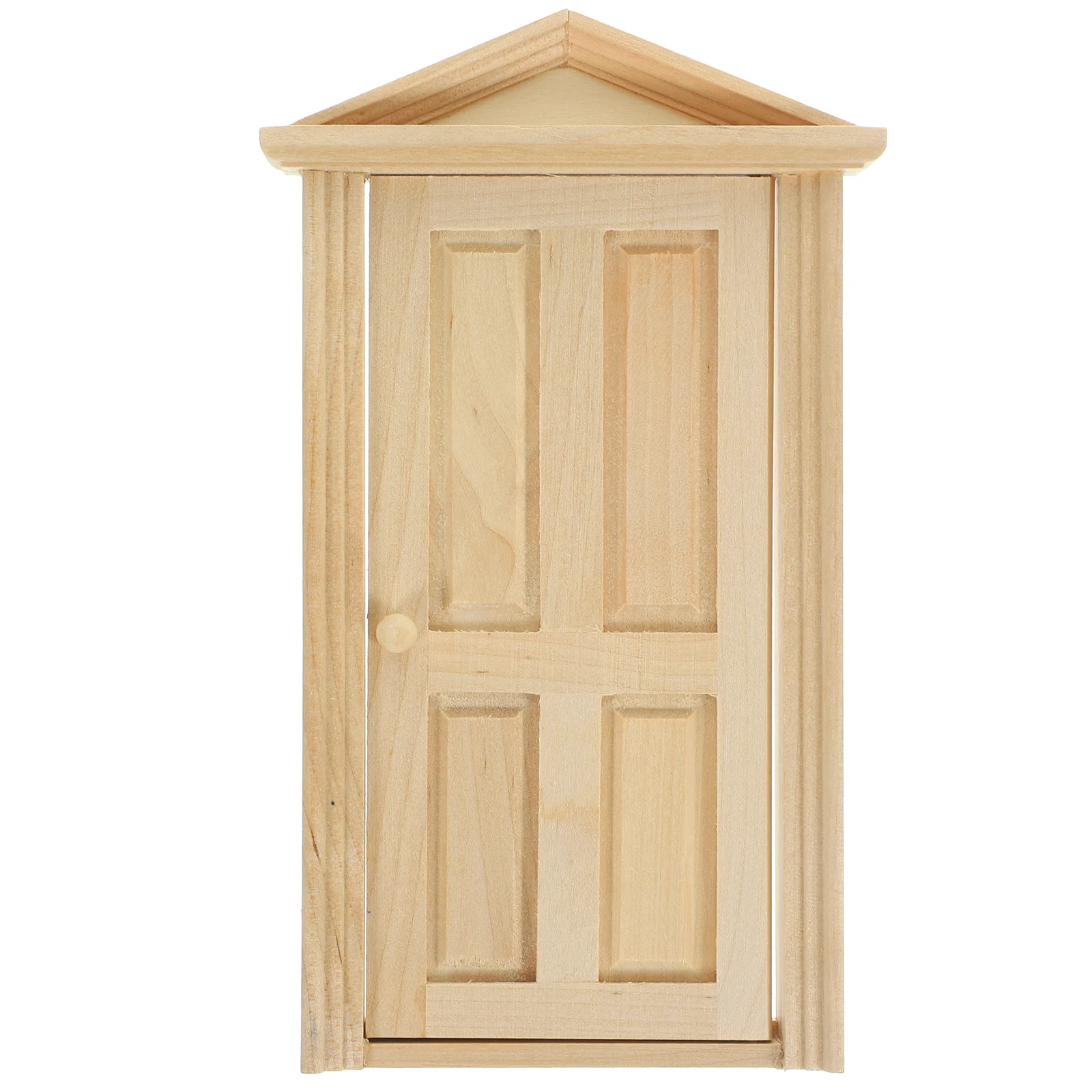 

Mini Wooden Door Miniature House Gate Model Decors Decorative Fake Doors For DIY Tiny Craft