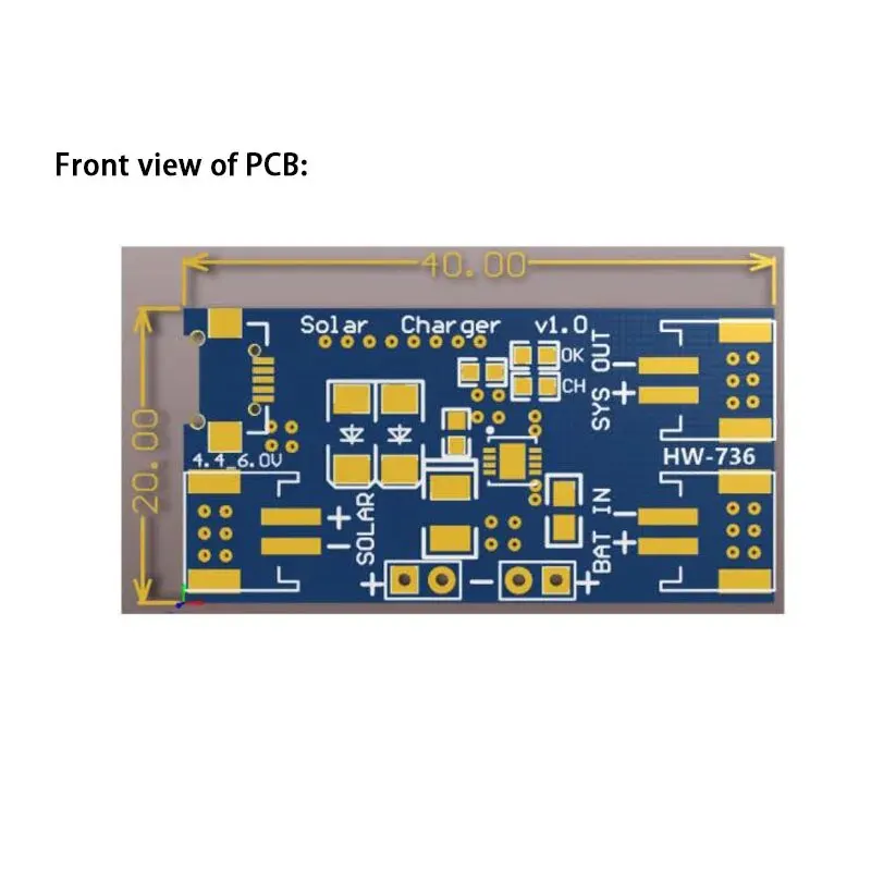 500MA Mini Solar Charger MINI Charging Module