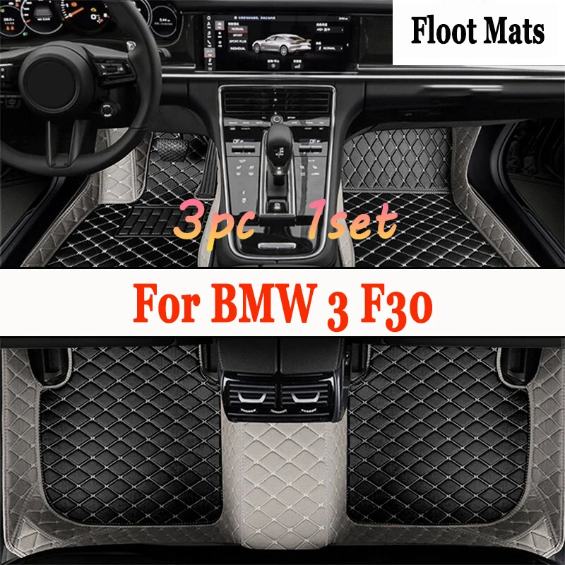 Car Floor Mats For BMW 3 F30 325i 330i 320i 318i Five Doors 2013 2014 15 16 17 18 19 Foot Pads Carpet Cover Interior Accessories