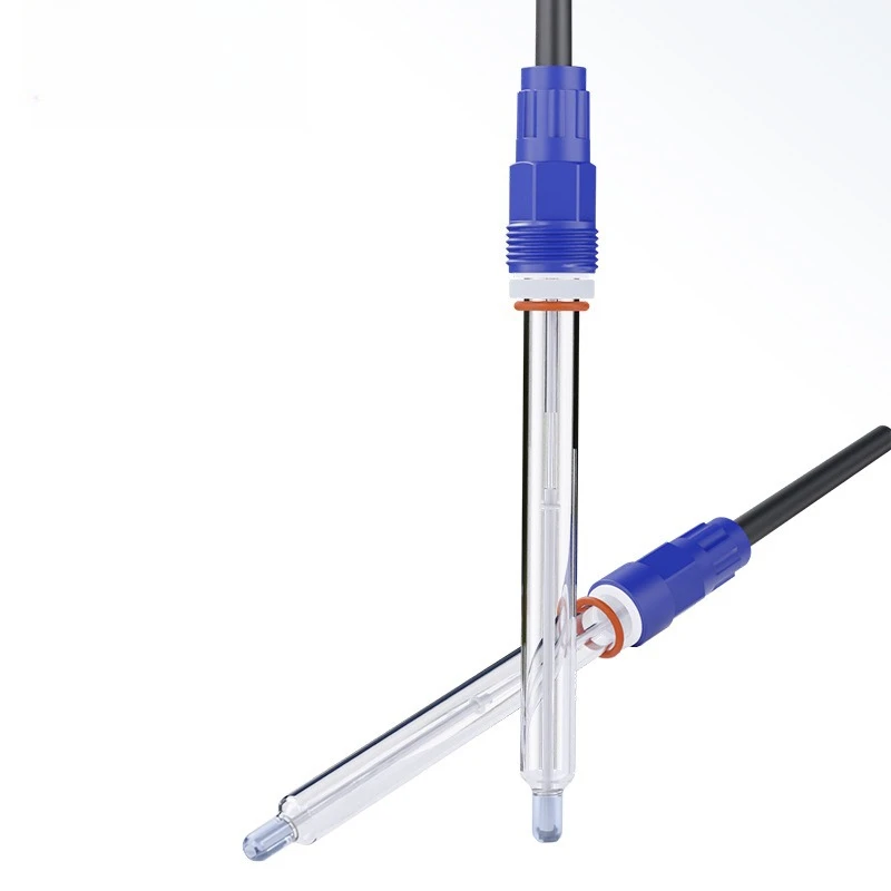

PH Electrode Industrial Online Temperature Meter Probe Value Tester High Temperature Glass Sensor