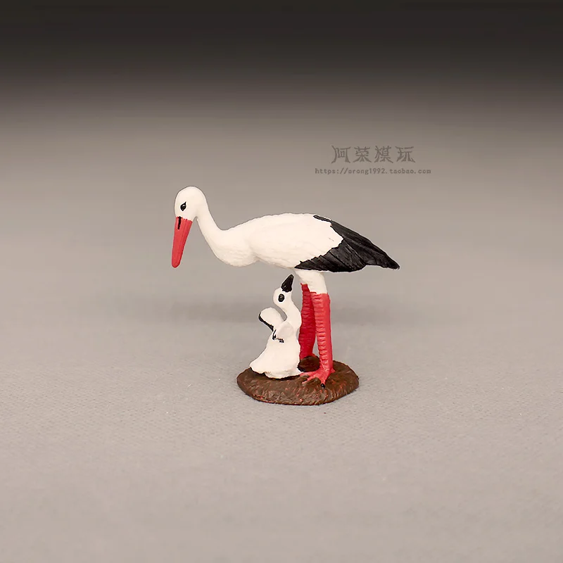 Cognitive Simulation Static Ornament Birds Peacock Flamingo Shoebill Sea Mew Mandarin Duck Toucan Action Figures Accessories