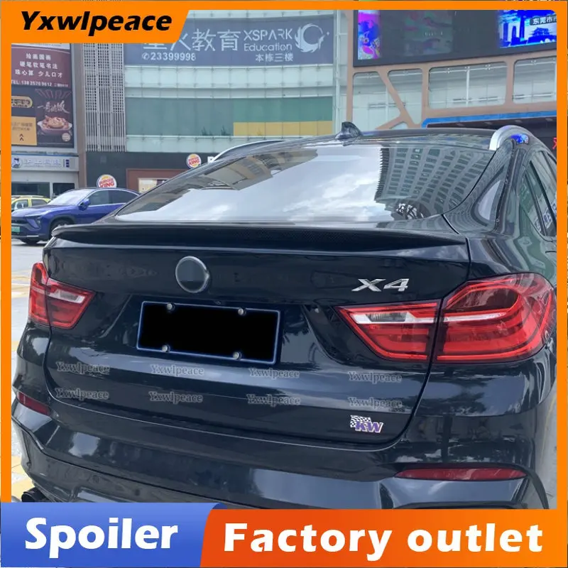 

For Bmw F26 X4 Spoiler 2015 2016 2017 2018 ABS Material P Style Rear Trunk Lip Spoiler Car Accessories