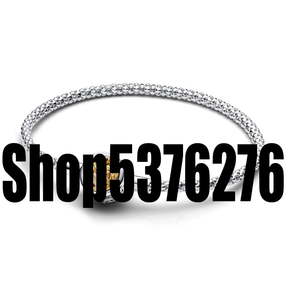 

Real 925 Sterling Silver Moments Game Thro House Sigi Clasp Fashion Studded Chain Bracelet Fit Women Bead Charm Gift DIY Jewelry