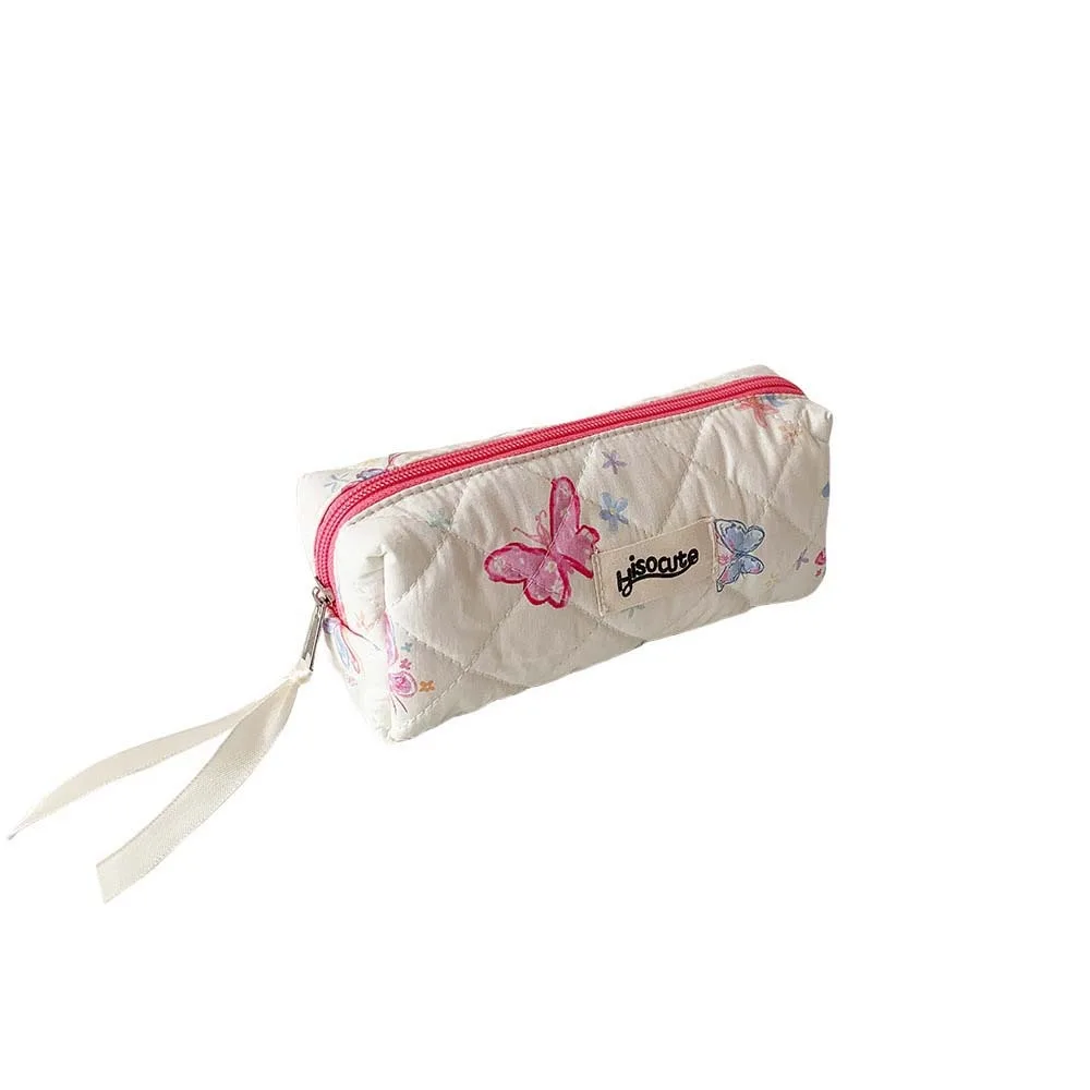 

Butterfly Y2K Butterfly Stationery Bag Large Capacity Desktop Storage Korean Style Pencil Case Aesthetic Cosmetics Card Pen