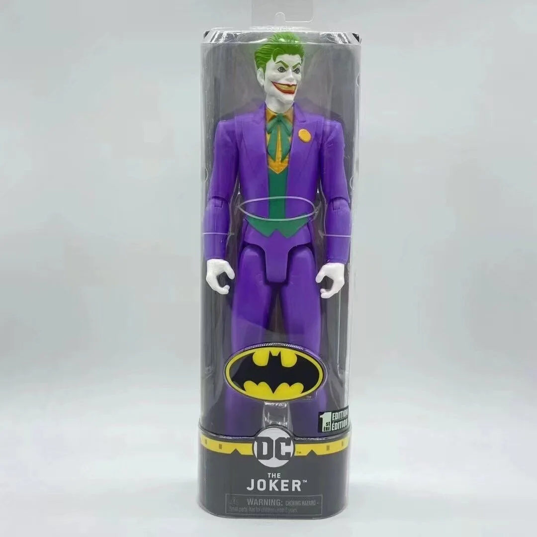 12inch  Dc Justice League Batman The Joker Harley Quinn Collection Action Figure Toys Pvc Gk Anime Dolls For Kids Birthday Gifts