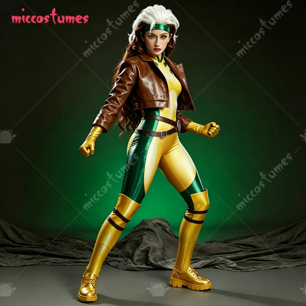 【Versandbereit】Miccostumes Premium Edition Superhelden-Räuber-Cosplay-Kostüm mit Jacke und Handschuhen für Halloween