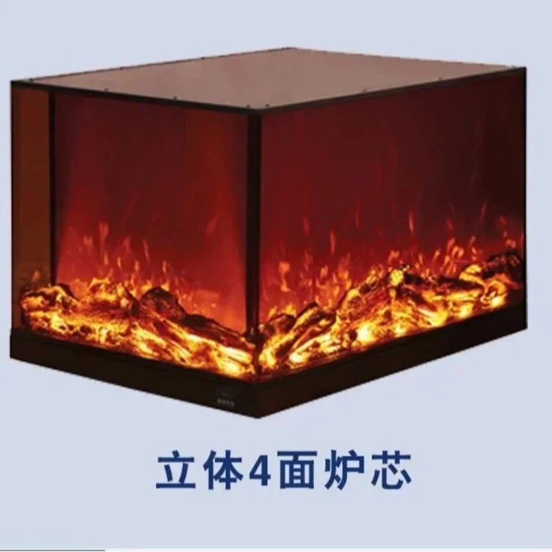 Embedded fireplace core European simulation flame background Electronic fireplace decoration, household fireplace cabinet