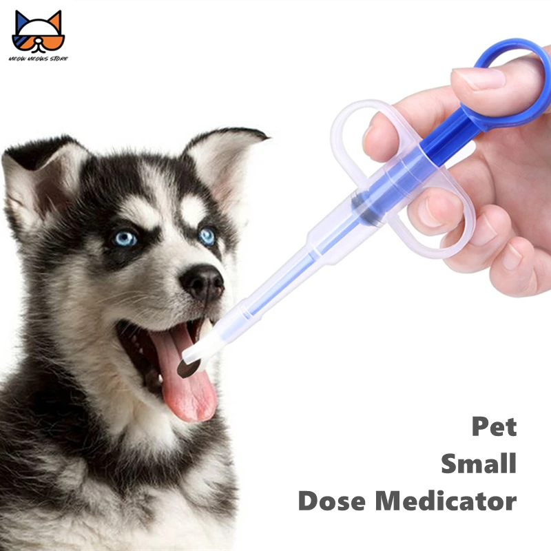 Pet Small Dose Medicator Dispense Medicine Syringe of Liquild Tablet Pills Feeding Kit For Puppy Kitten