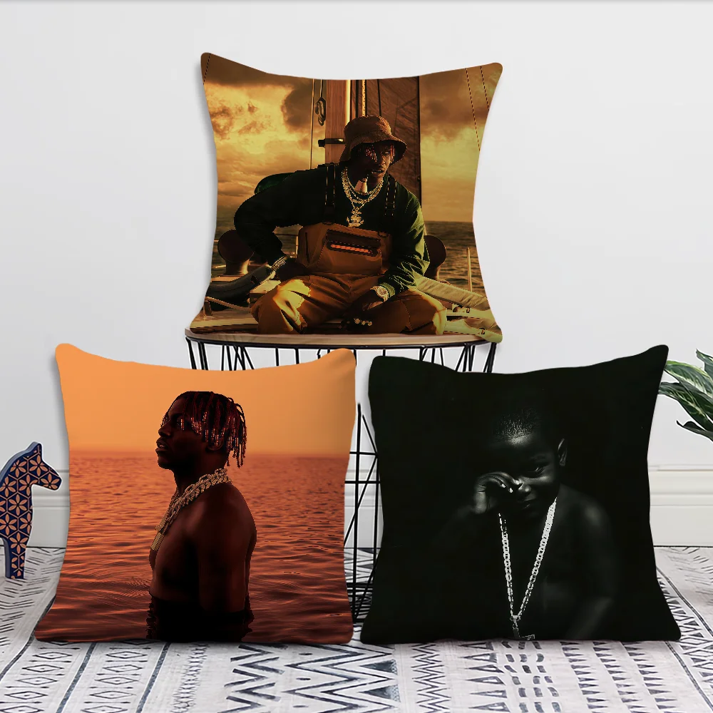 Rapper L-Lil Y-Yachty Lets Start Here Cushion Cover For Pillow Printing Sofa Decoration Home Car Room Coffee Nordic Simplicity