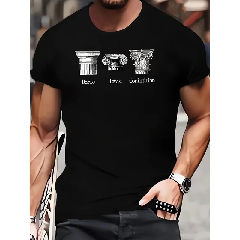 Men's T-shirt, New Men's Summer Short-sleeve