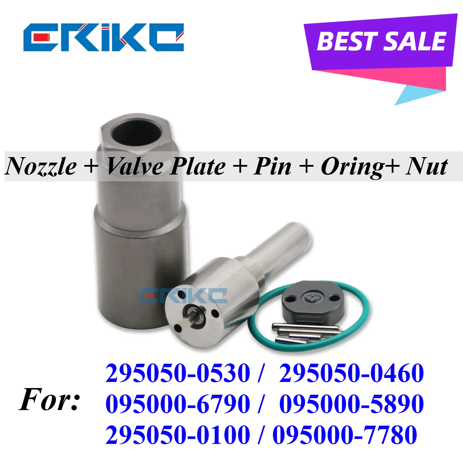 095000-6790 095000-5890 295050-0100 Injector Nozzle Valve Repair kits For 095000-7780 295050-0890 295050-0530 295050-0460