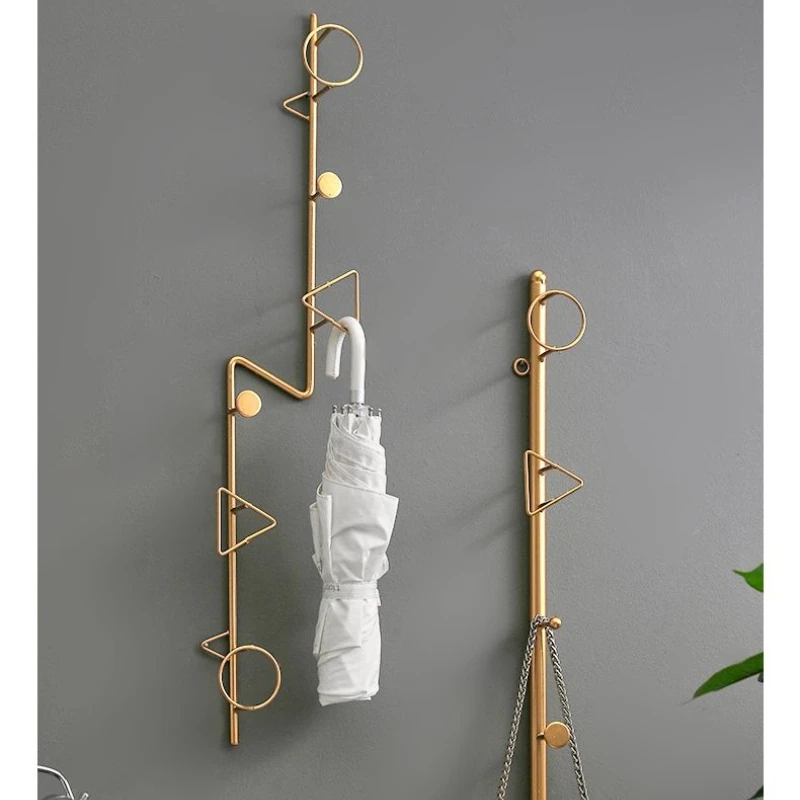 Creative Hooks Coat Rack Wall Decoration Metal Iron Art Clothes Hanger Furniture Porch Bathroom Bags Scarf Ornaments Organizer