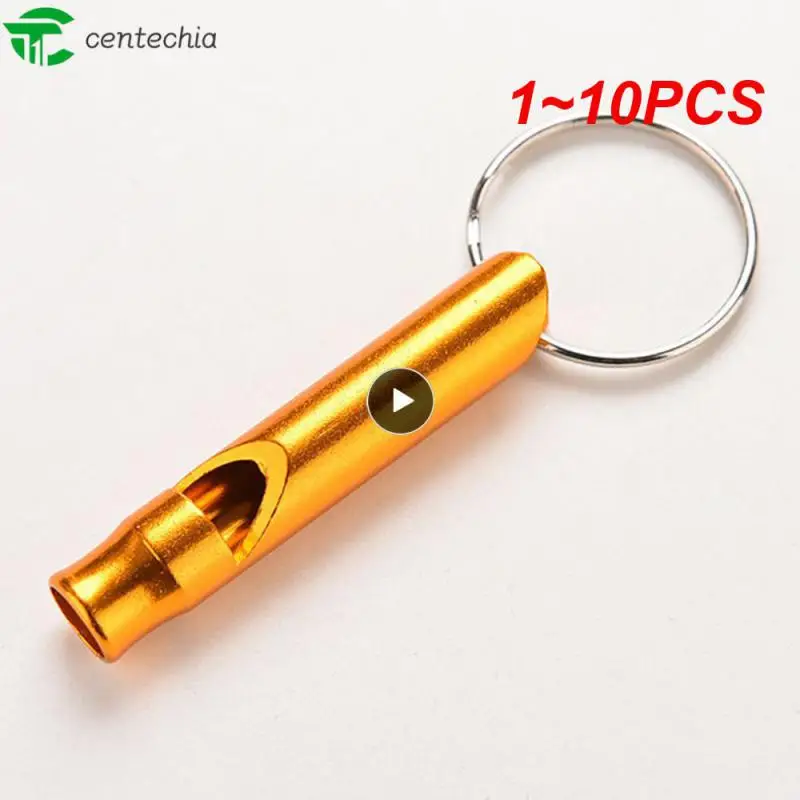 

1~10PCS Multifunction Whistle Portable Emergency Whistle Keychain Team Gifts Camping Hiking Outdoor Tools Whistle Pendant Key