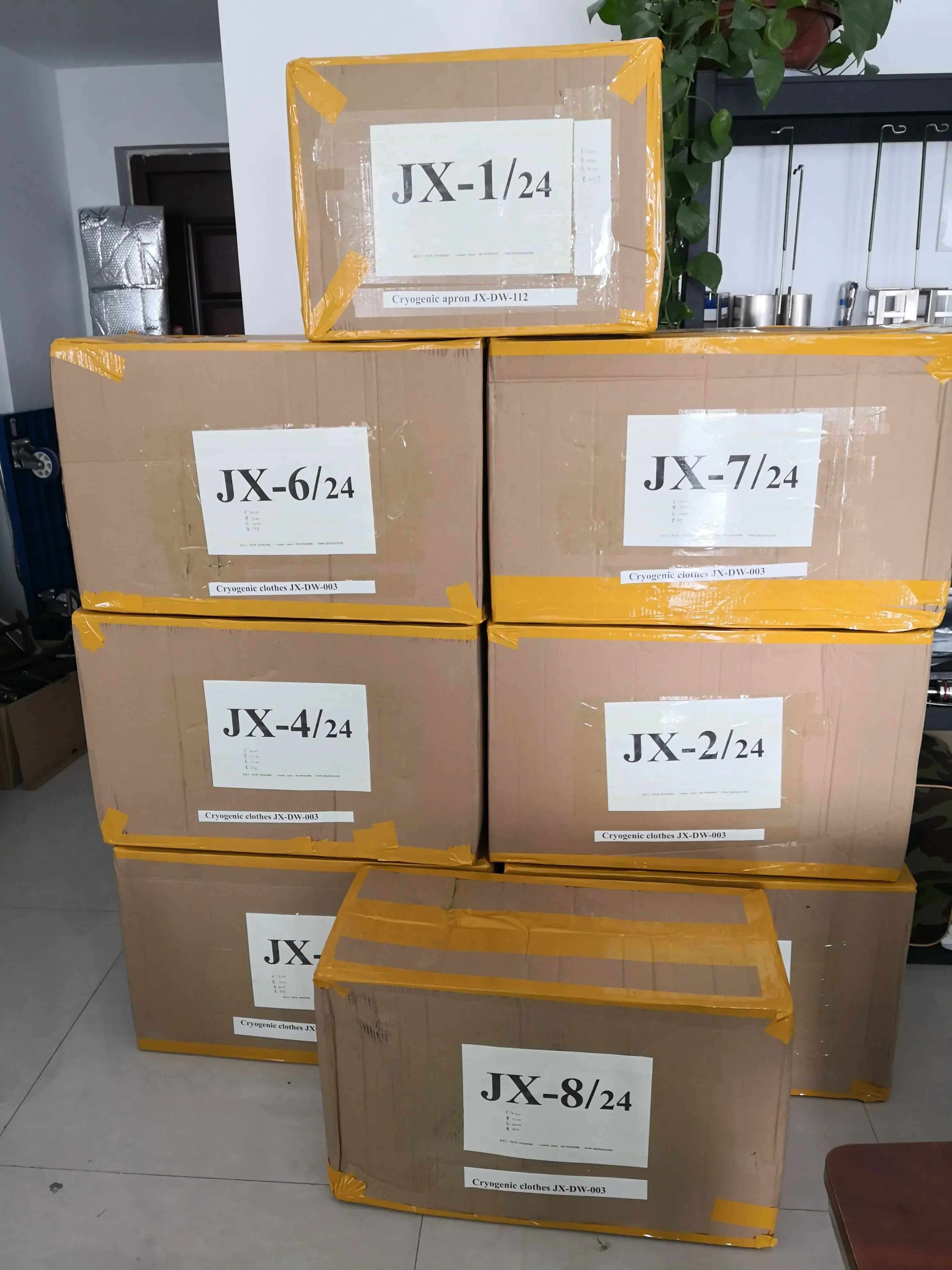 مريلة أمان لدرجة الحرارة المنخفضة، أحذية قفازات مقاومة للماء وجيدة التهوية