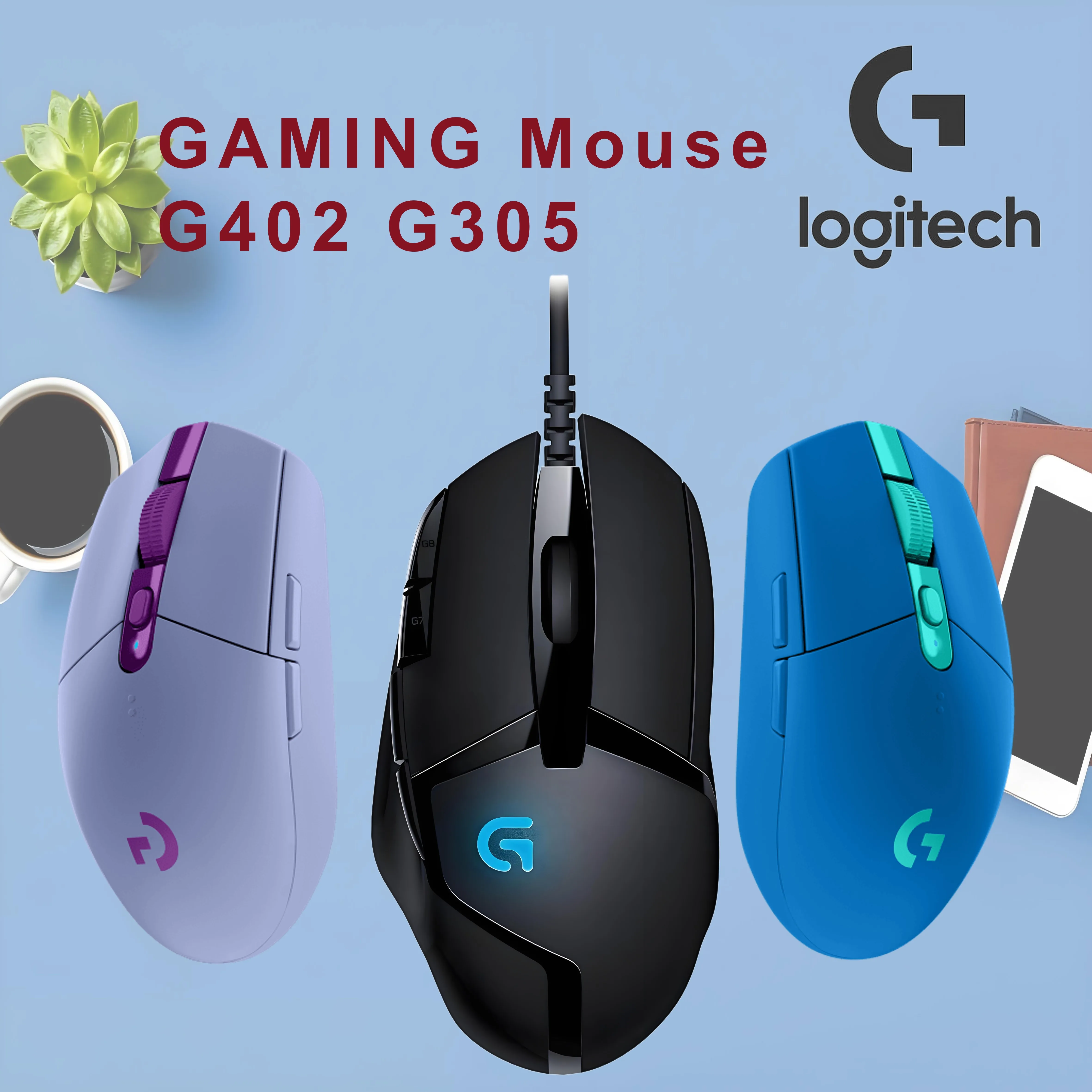Logitech G Series Gaming Mice Fast Response Speed Favorite of Professional Gamers LG305/402