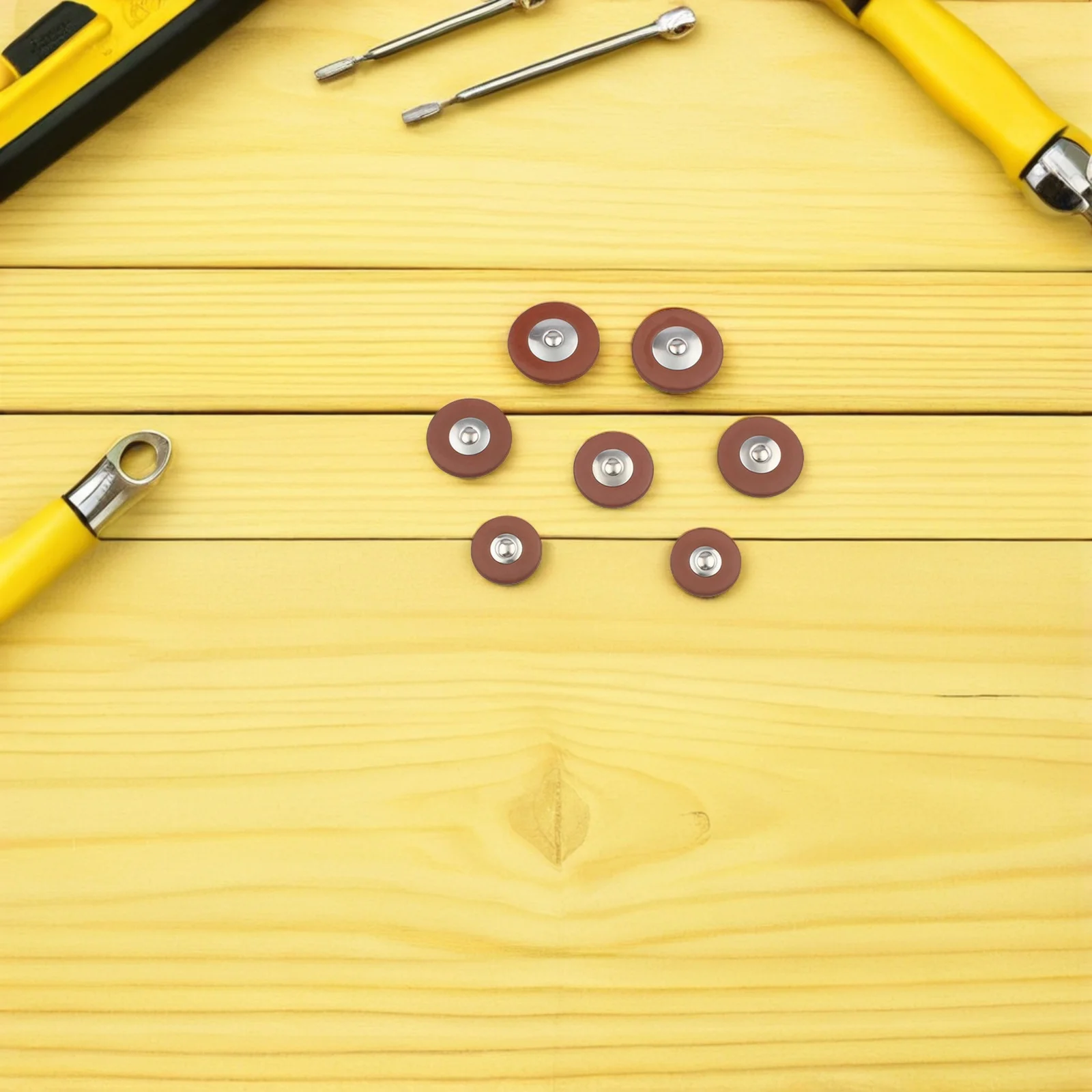 

56pcs Saxophone Repair Kit Brown Alto Sax Pads Replacement Durable Pu Felt Key Pads For Air Tight Seal Easy Installation