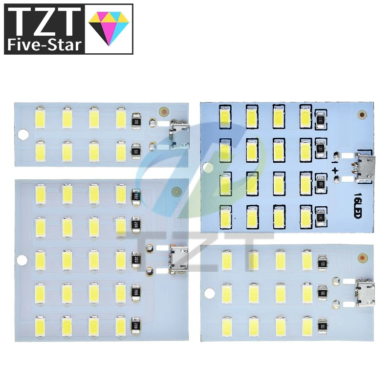 1 Stück hochwertiges 5730 SMD 5V 430mA~470mA weißes Micro-USB 5730 LED-Beleuchtungspanel USB-Mobillicht Notlicht Nachtlicht – Detail 7