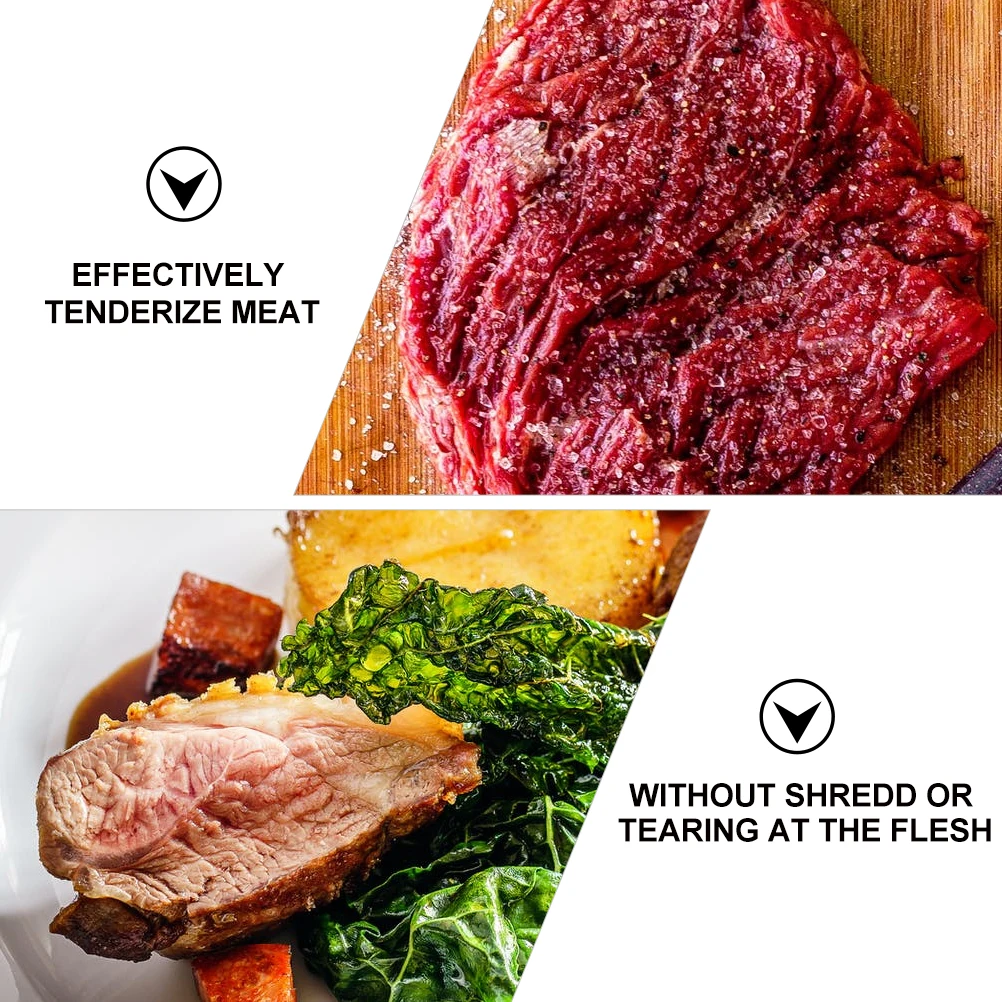 

Aluminum Alloy Tenderizer Mallet Double Sided Steak Hammer Meat Pounder Mallet For Home Restaurant Kitchen