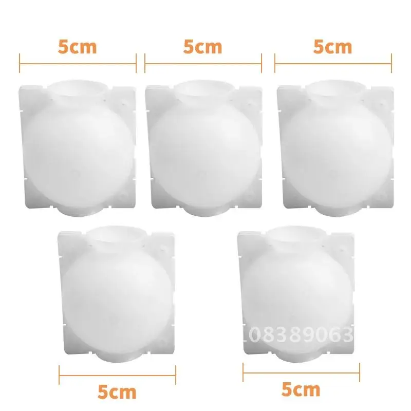 Plant Root Growing Box 5pcs Grafting Rooting Ball Breeding Case For Garden 5/8cm In Diameter