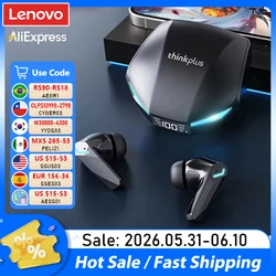 Choice Lenovo XT53 Earphone Wireless Bluetooth 5.4 Headphones Low Latency Gaming Headset Noise Reduction LED Display Earbuds New