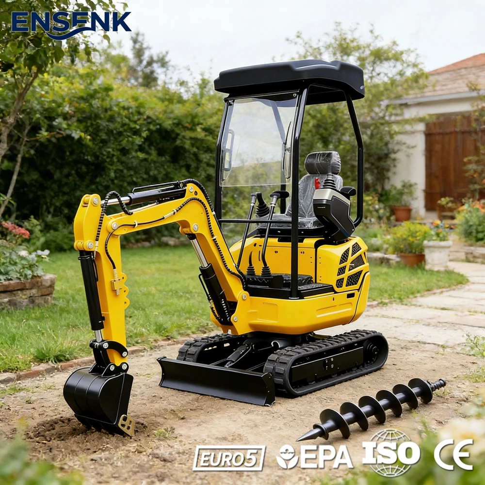 

Mini Excavator 1.2Ton Diesel Engine Construction 1.7Ton 2.0Ton Kubota Engine Europe EPA Euro 5 CE Manufacturer Direct