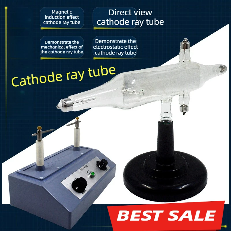 

Experimental straight forward electrostatic deflection, electron induction coil, cathode ray tube, magnetic effect machine