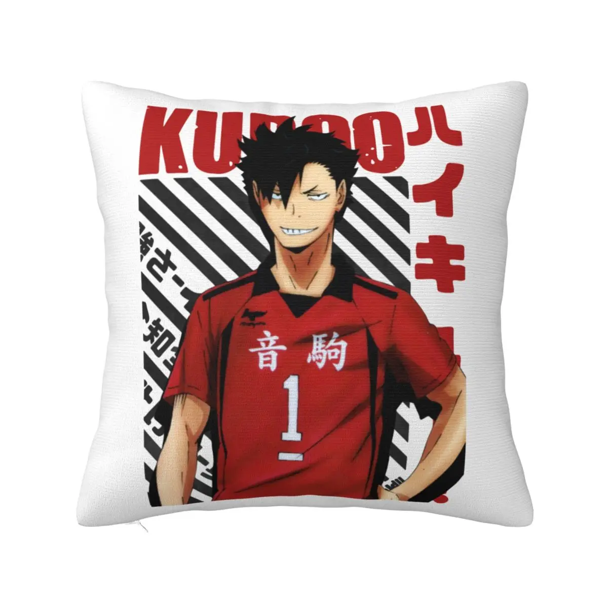 

Haikyuu Tetsurou Kuroo квадратные наволочки для комнаты аниме волейбол мальчик мультфильм наволочка крутая домашняя украшение наволочка 45*45
