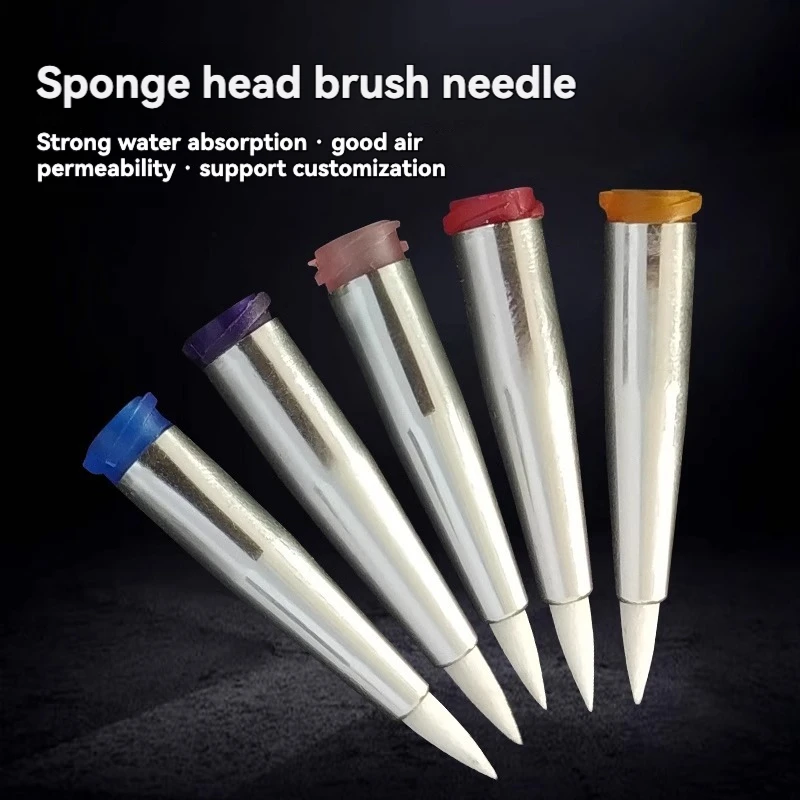 Sponge brush head, glue brush, paint, soft needle, glue dispensing machine, tool accessories, water absorbing glue sponge needle