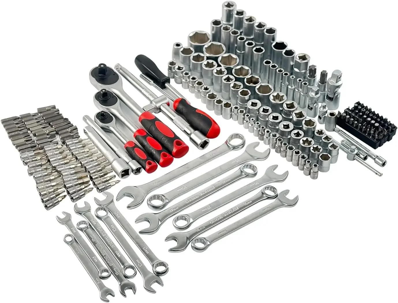 216 PCS Sockets Set Hand Tool Set  Mechanic Tool Socket Set1/2