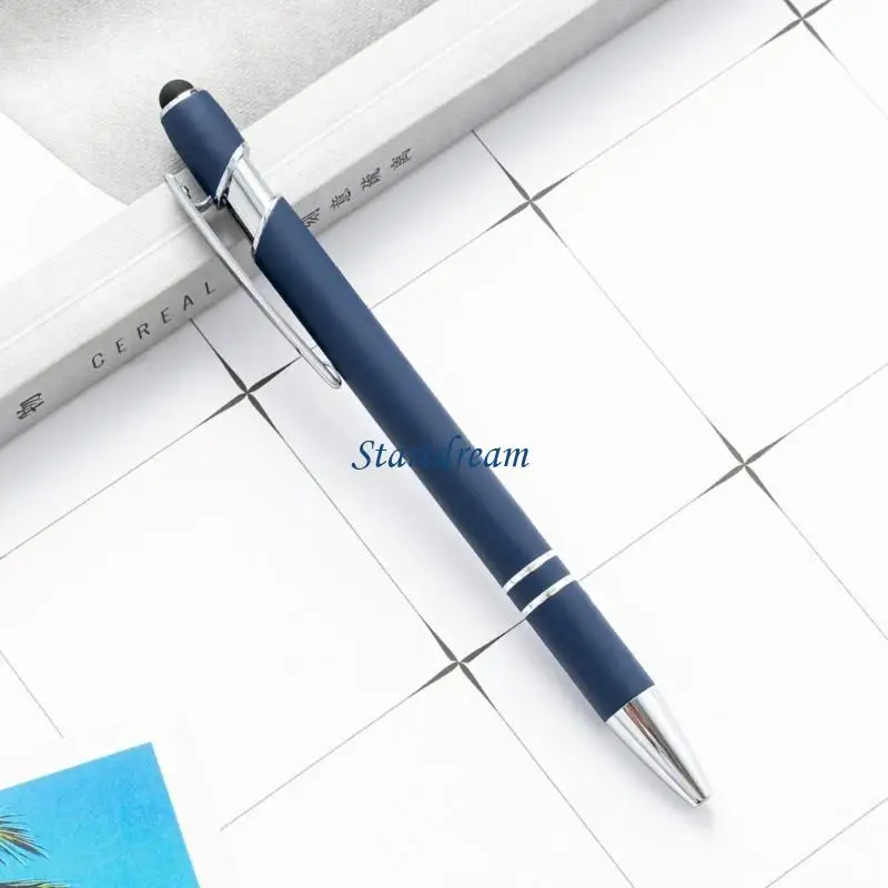 

7Pcs Ballpoint Pens with Tips, Retractable Touch Screens Point Pen K92C