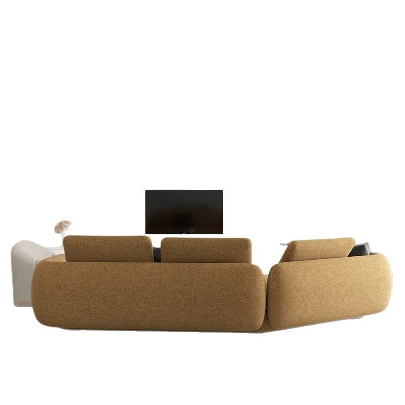 

Italian light luxury corner sofa minimalist luxury large apartment sofa